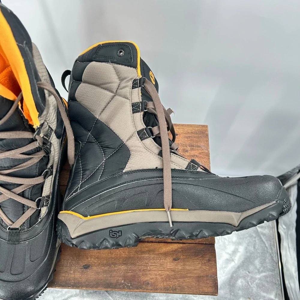 Timberland Men Rime Ridge Waterproof 200g PrimaLoft Insulated Winter Boots Black